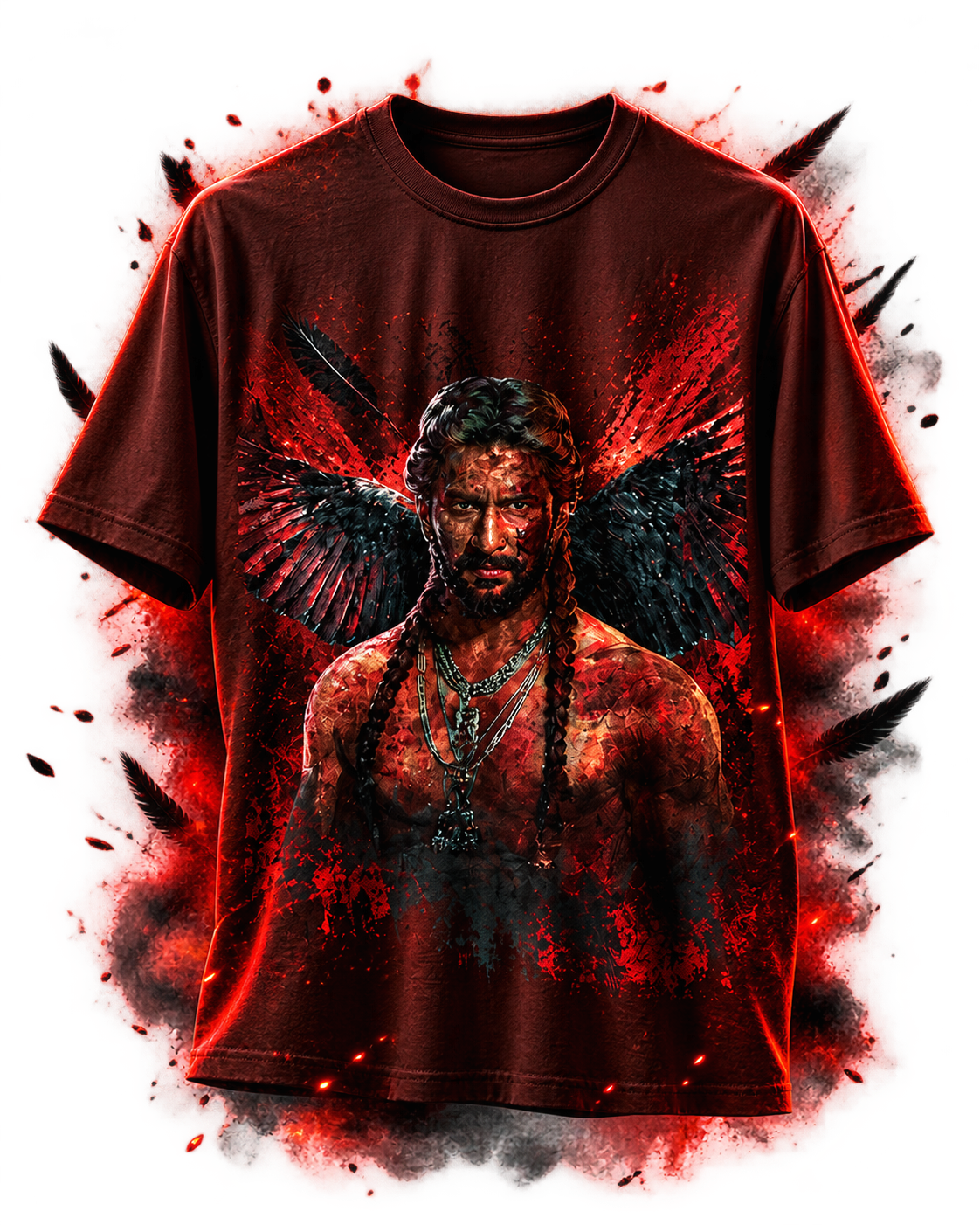 Fiery Winged Warrior